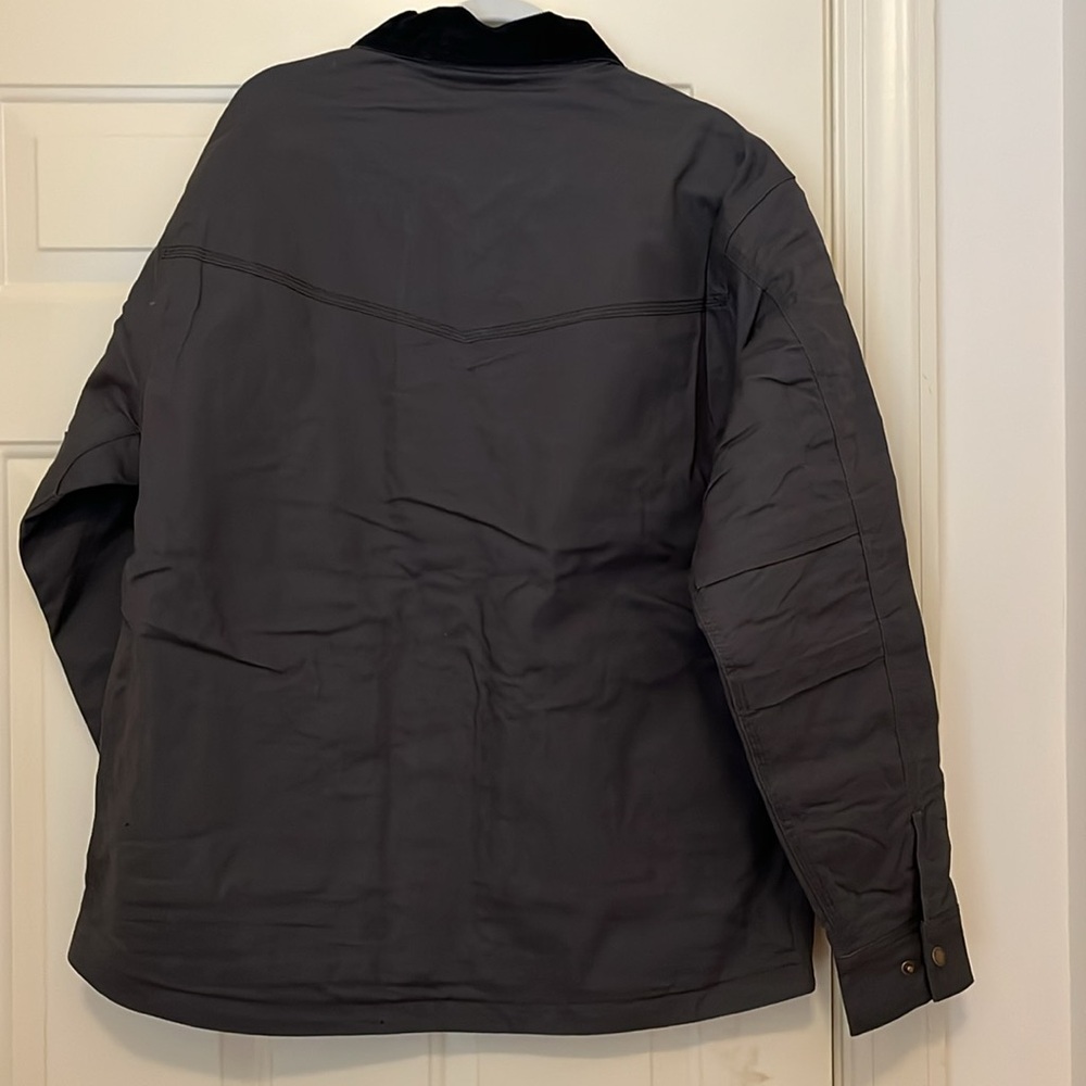 DRI DUCK Men's Charcoal Yellowstone Power Move Canvas Jacket/NWT/L - Picture 16 of 16